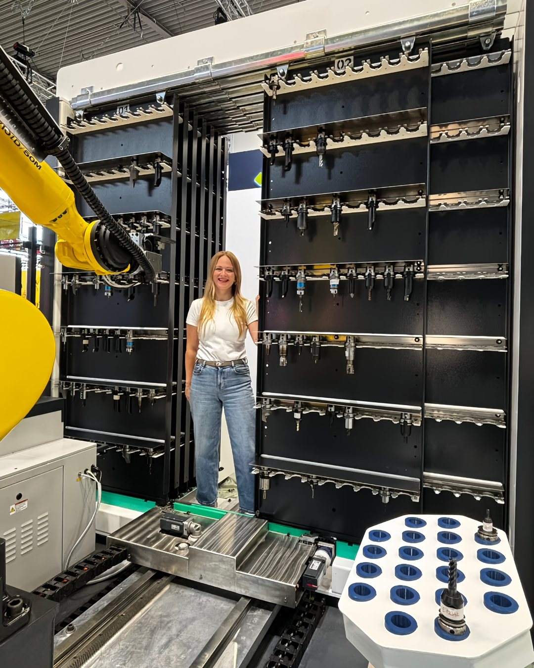 Katharina Bibbig bei Wassermann Technologie – Corporate Influencing im Maschinenbau